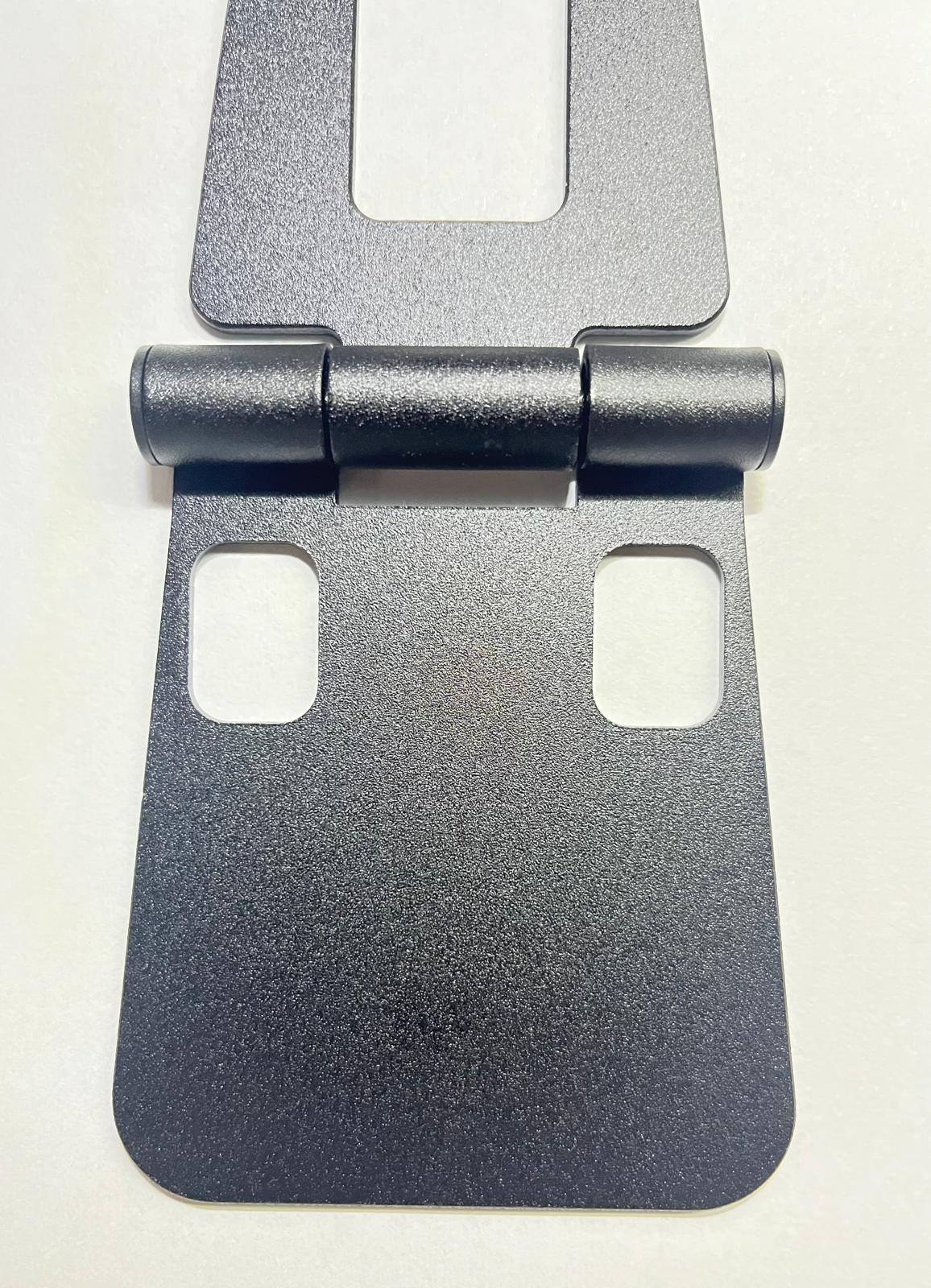 Phone Stand and Key Chain "Hot Deal" Folding Dual Axis Aluminum Alloy Stand Personalized color Black