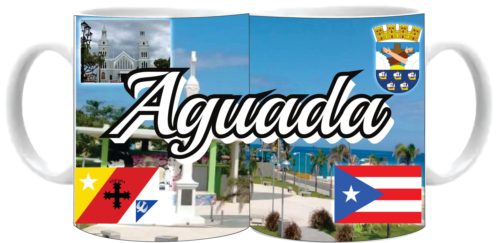 Taza Aguada Puerto Rico / Signo / Taza / Luquillo / 11 oz. / Vaso 20 oz.