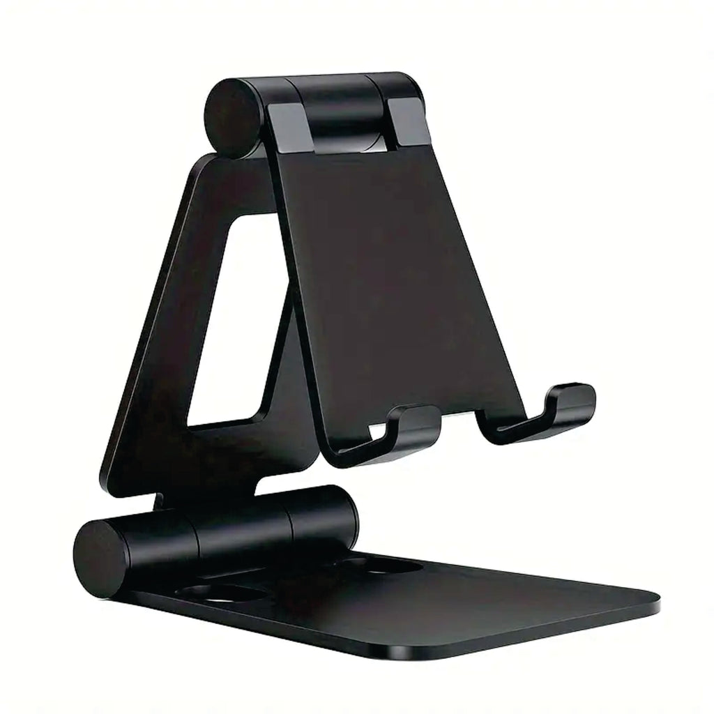 Puerto Rico Souvenirs Phone Stand Folding Dual Axis Aluminum Alloy Stand color Black