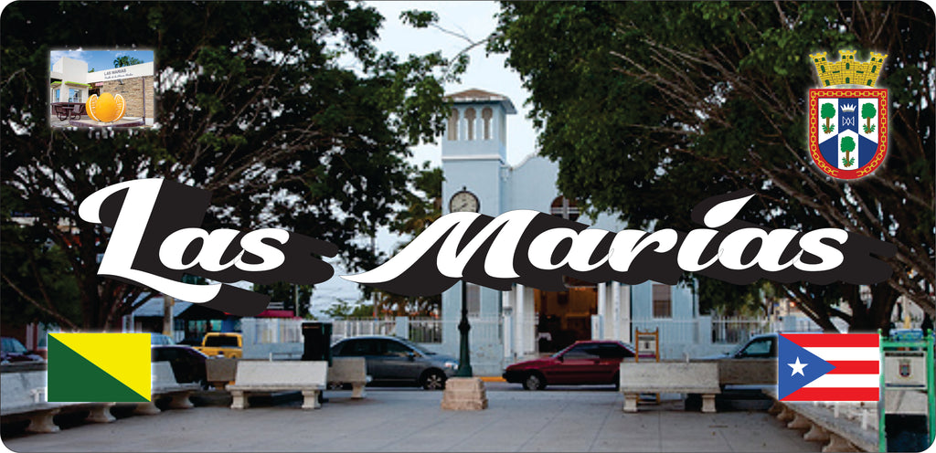 LAS MARIAS Puerto Rico Souvenirs PRS Town Set