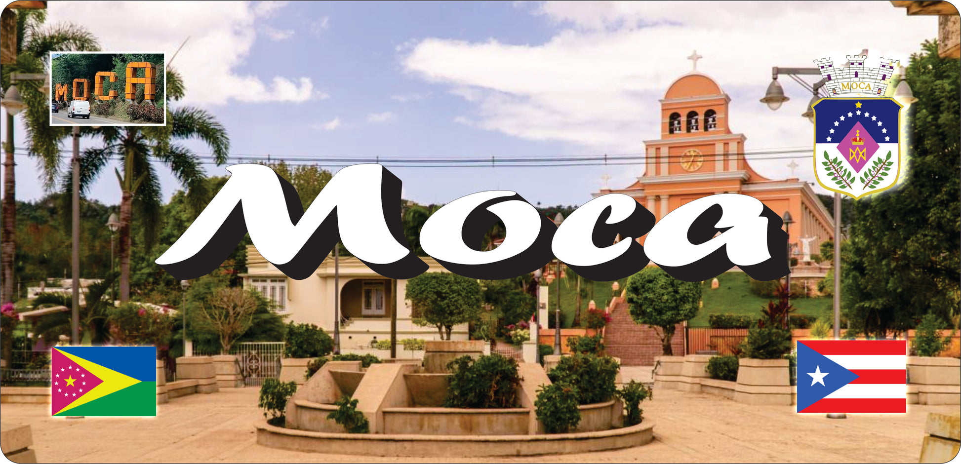 MOCA Puerto Rico Souvenirs PRS Town Set