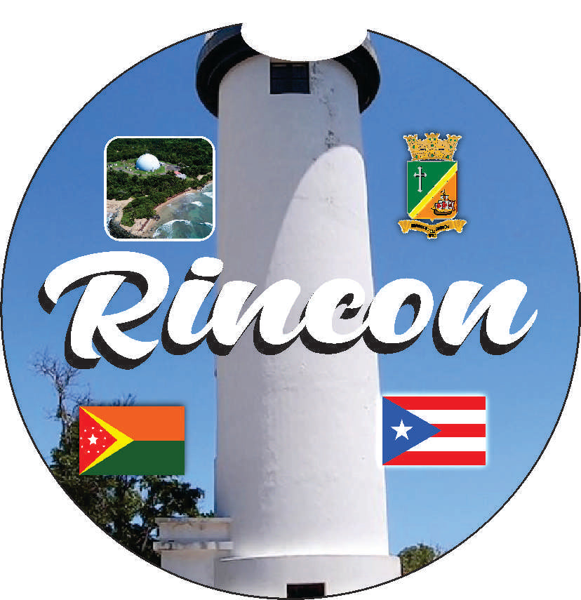 Puerto Rico and 78 Towns 2pc Car Coasters