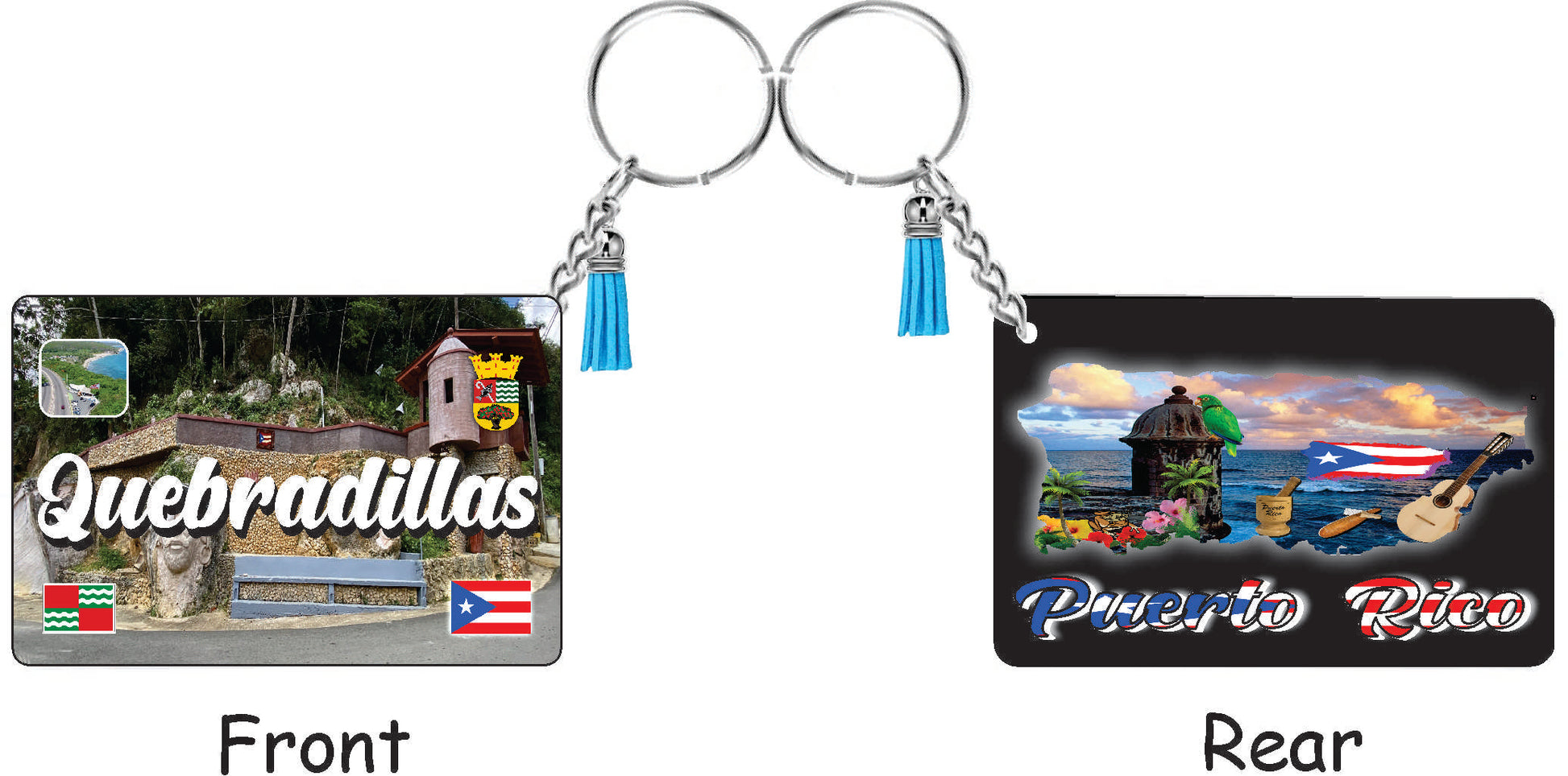 QUEBRADILLAS Puerto Rico Souvenirs PRS Town Set