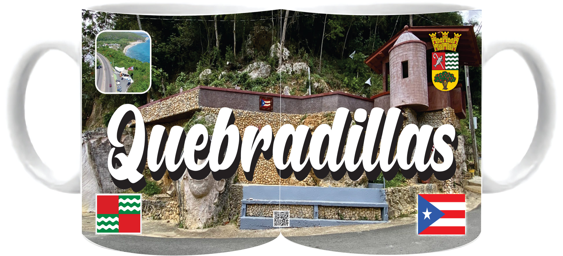 QUEBRADILLAS Puerto Rico Souvenirs PRS Town Set