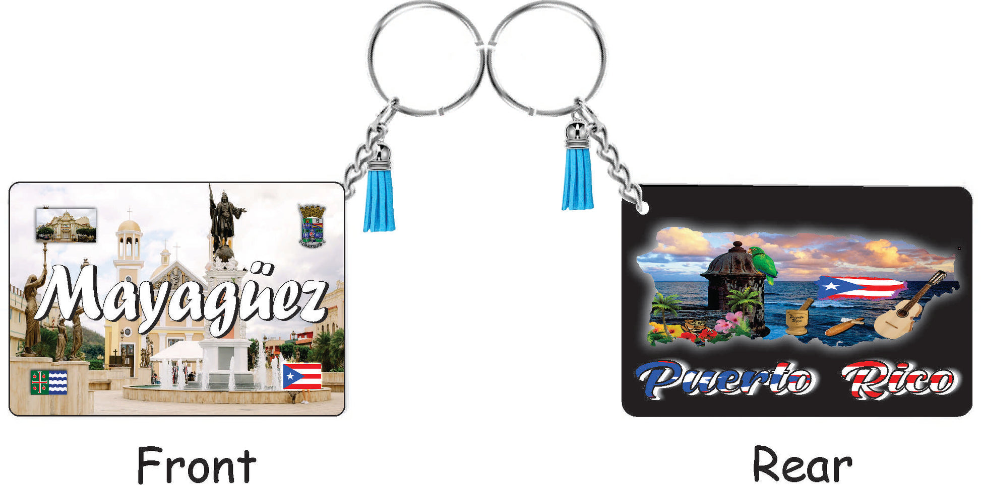 MAYAGUEZ Puerto Rico Souvenirs PRS Town Set