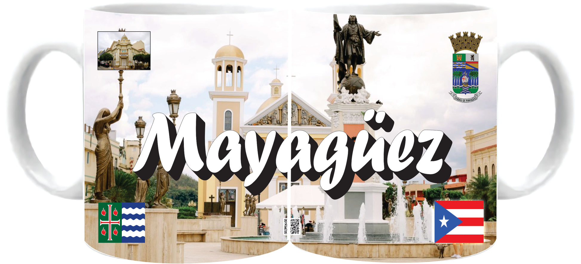 MAYAGUEZ Puerto Rico Souvenirs PRS Town Set