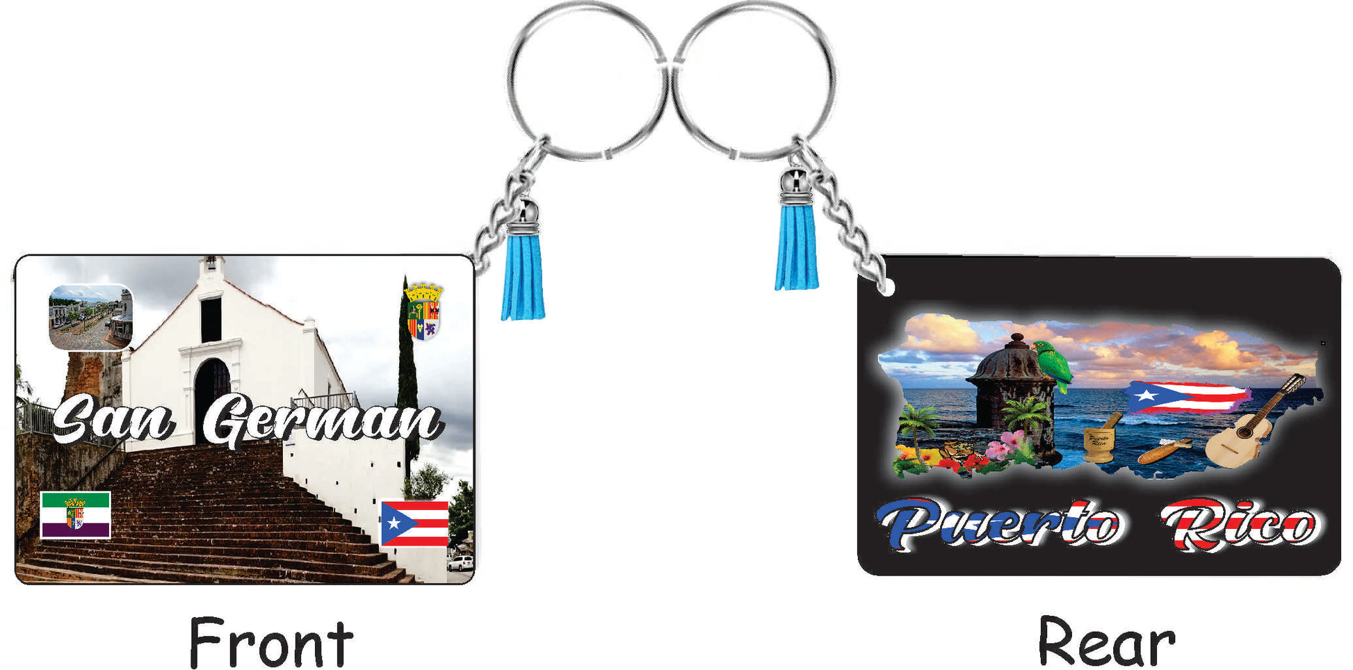 SAN GERMAN Puerto Rico Souvenirs PRS Town Set