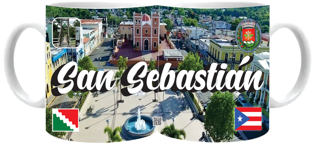 SAN SEBASTIAN Puerto Rico Souvenirs PRS Town Set