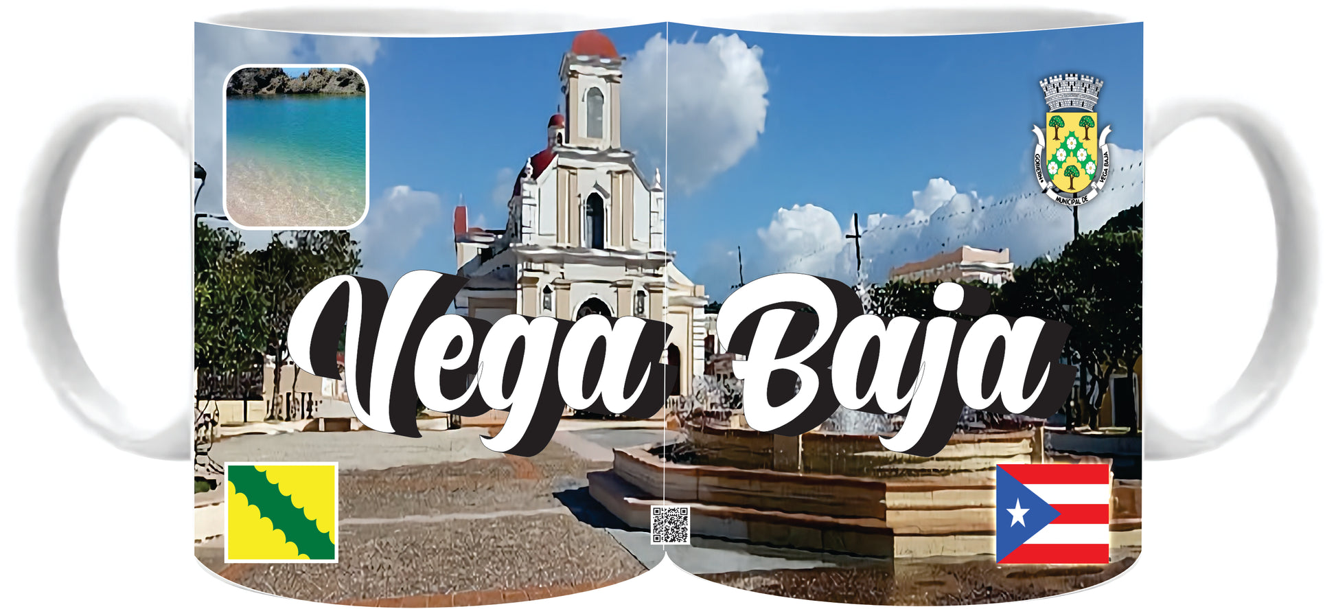 VEGA BAJA Puerto Rico Souvenirs PRS Town Set