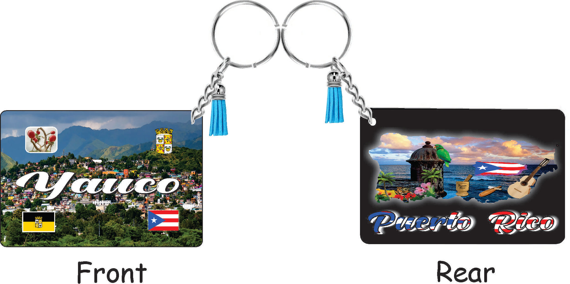 YAUCO Puerto Rico Souvenirs PRS Town Set