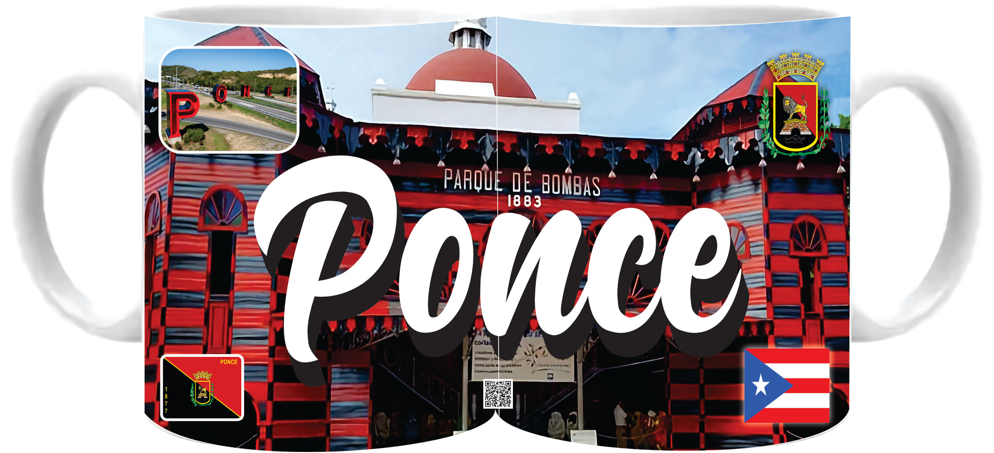 PONCE Puerto Rico Souvenirs PRS Town Set