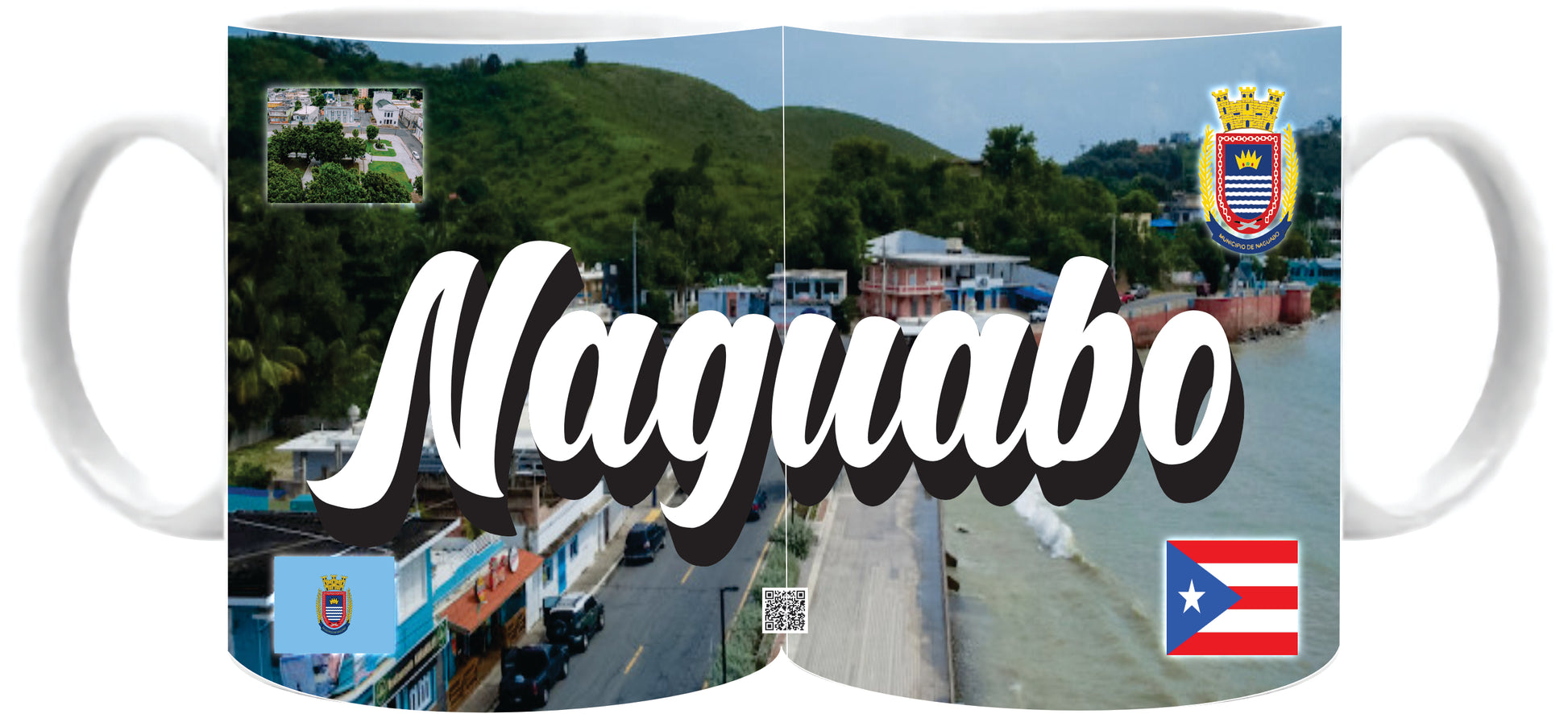 NAGUABO Puerto Rico Souvenirs PRS Town Set