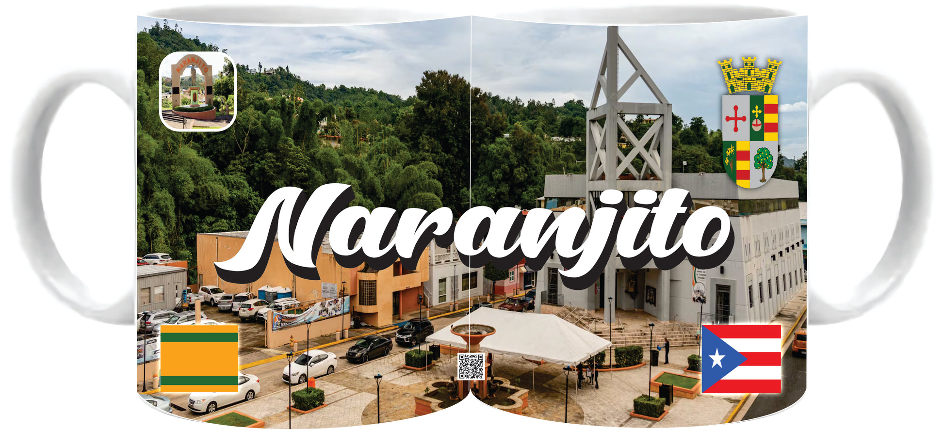 NARANJITO Puerto Rico Souvenirs PRS Town Set