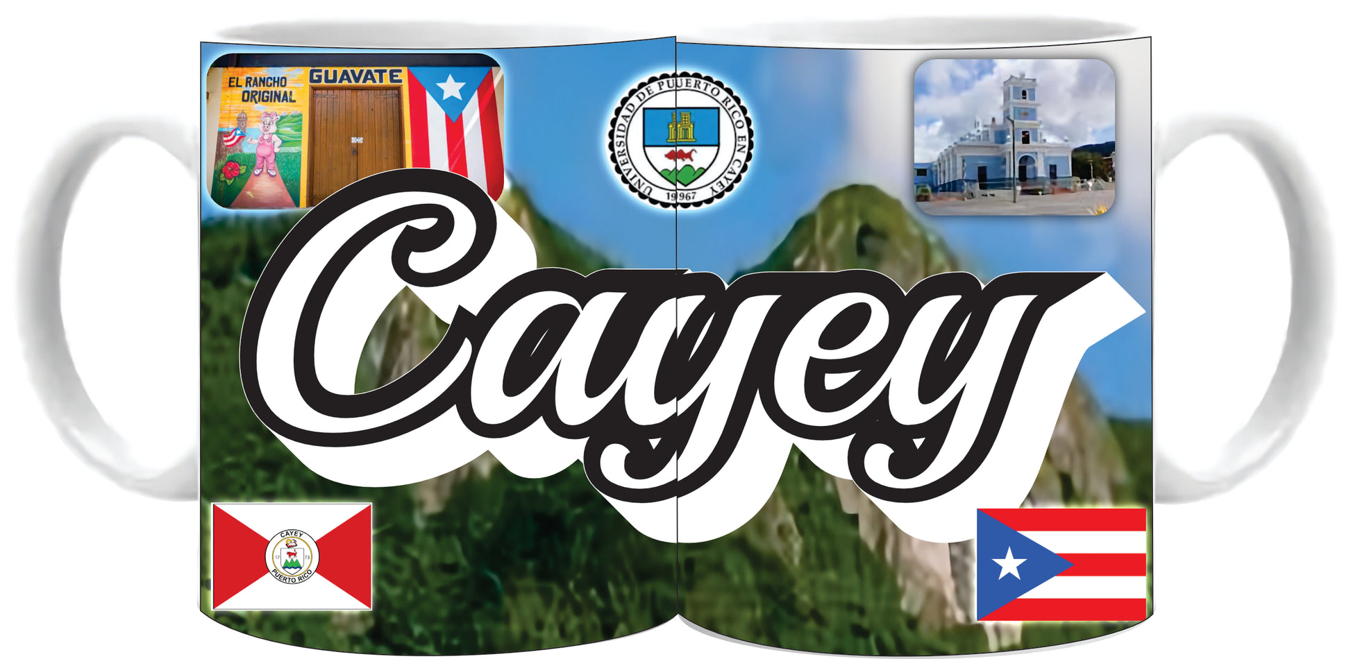 Puerto Rico and 78 Towns Mugs 11oz.