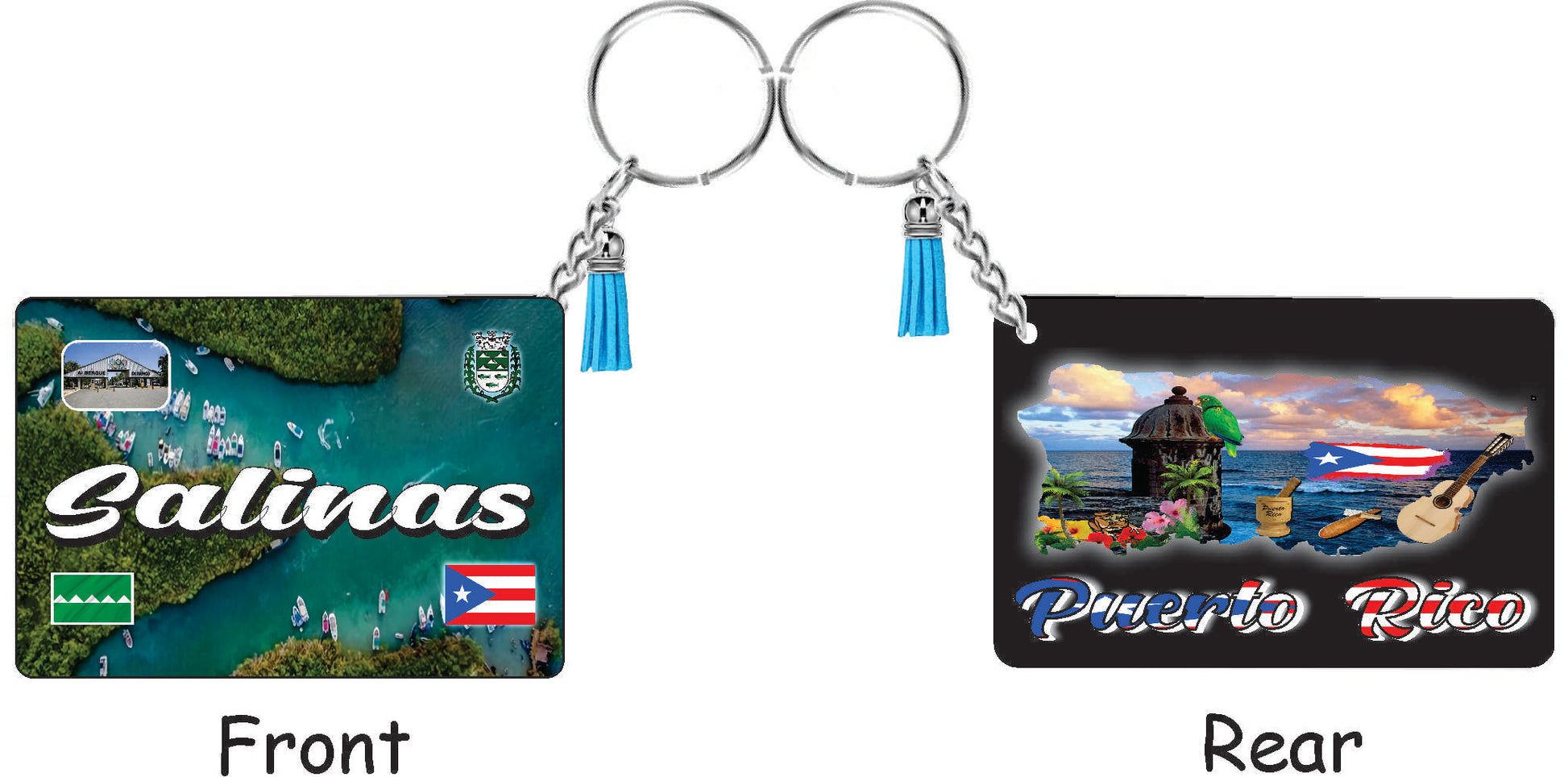 SALINAS Puerto Rico Souvenirs PRS Town Set