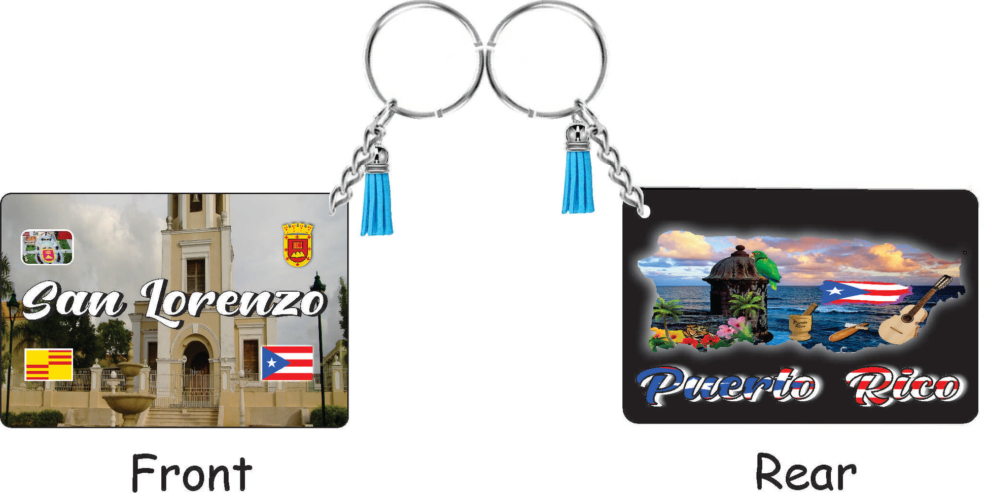 SAN LORENZO Puerto Rico Souvenirs PRS Town Set
