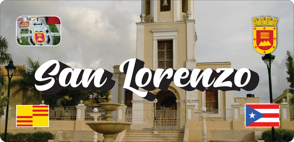 SAN LORENZO Puerto Rico Souvenirs PRS Town Set