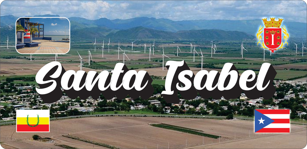 SANTA ISABEL Puerto Rico Souvenirs PRS Town Set