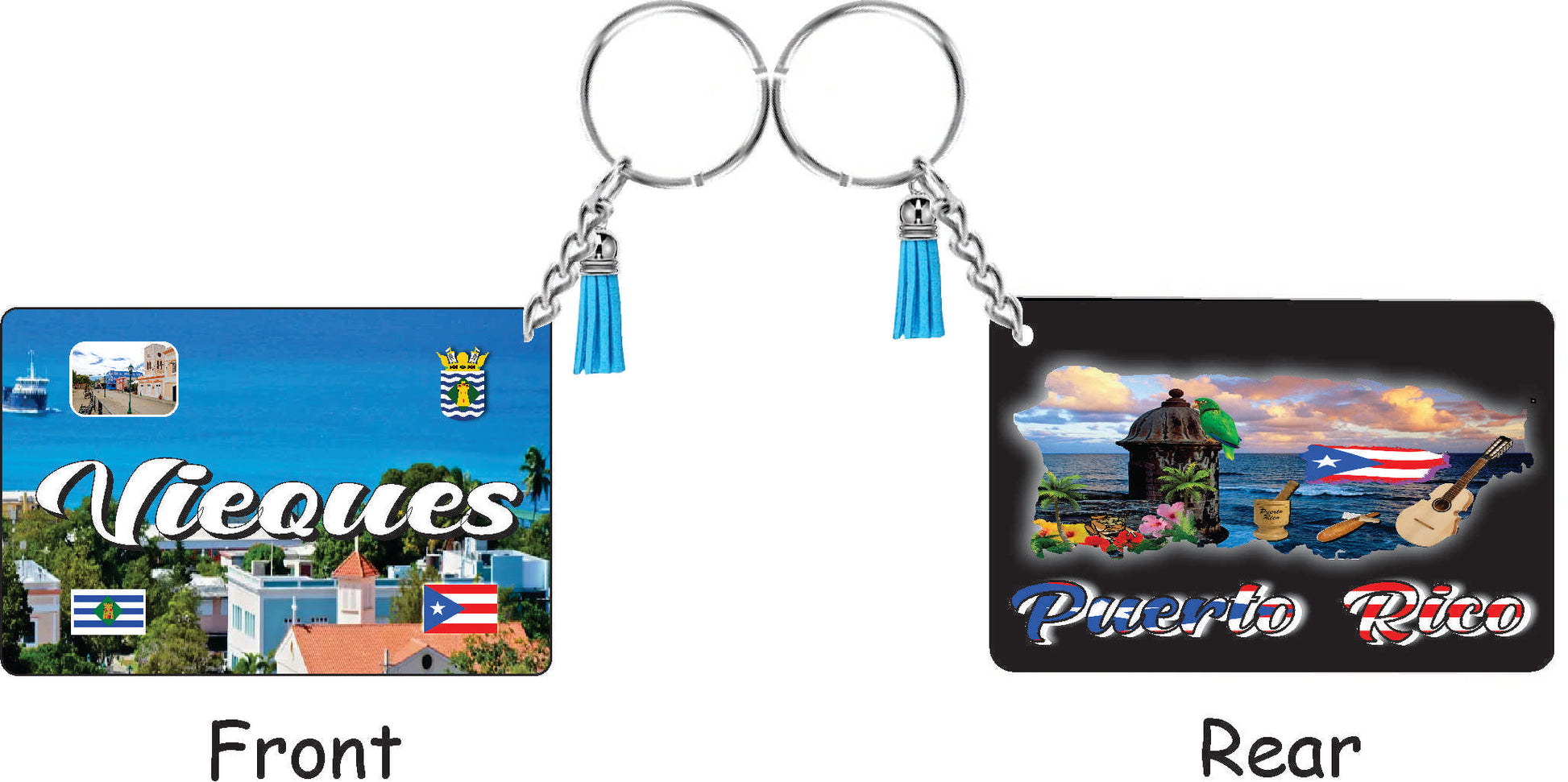 VIEQUES Puerto Rico Souvenirs PRS Town Set