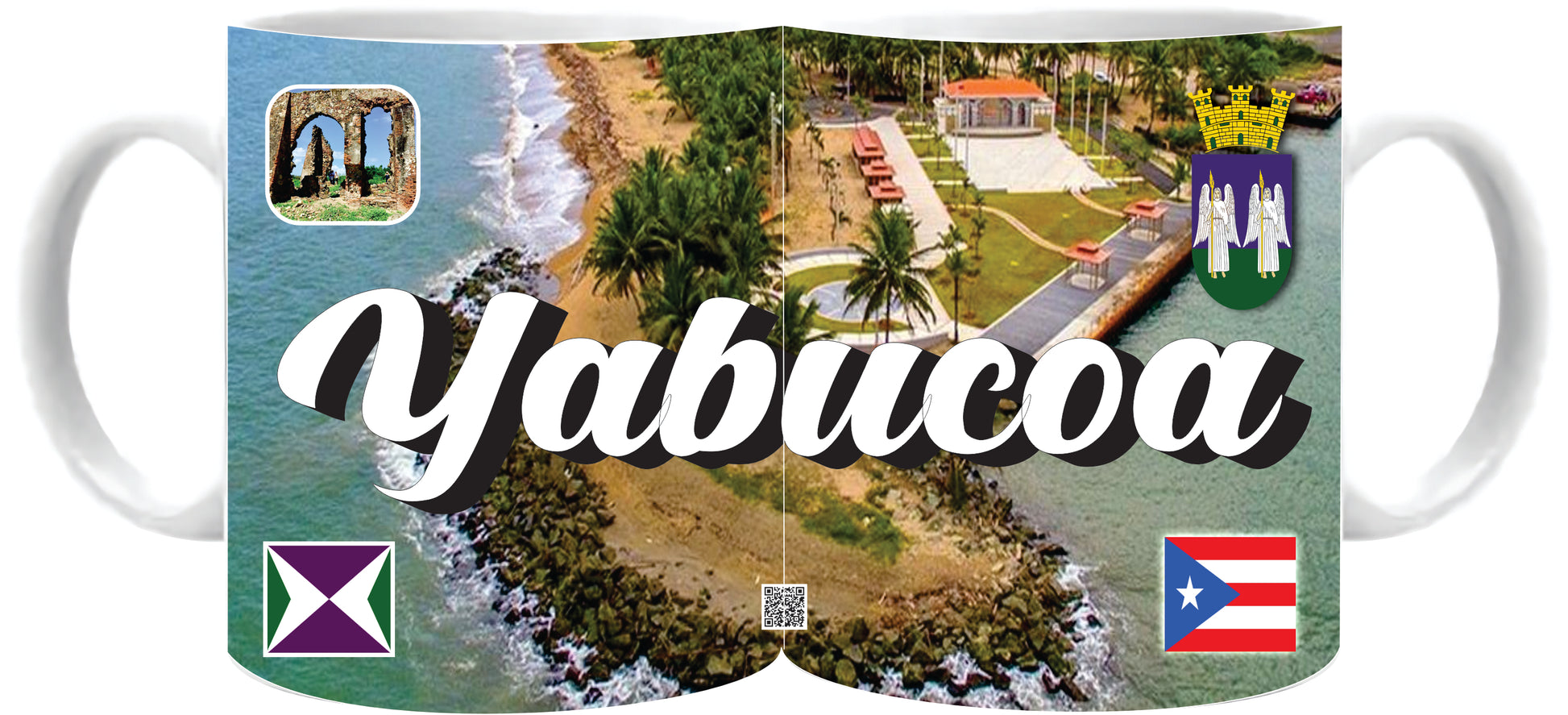 YABUCOA Puerto Rico Souvenirs PRS Town Set