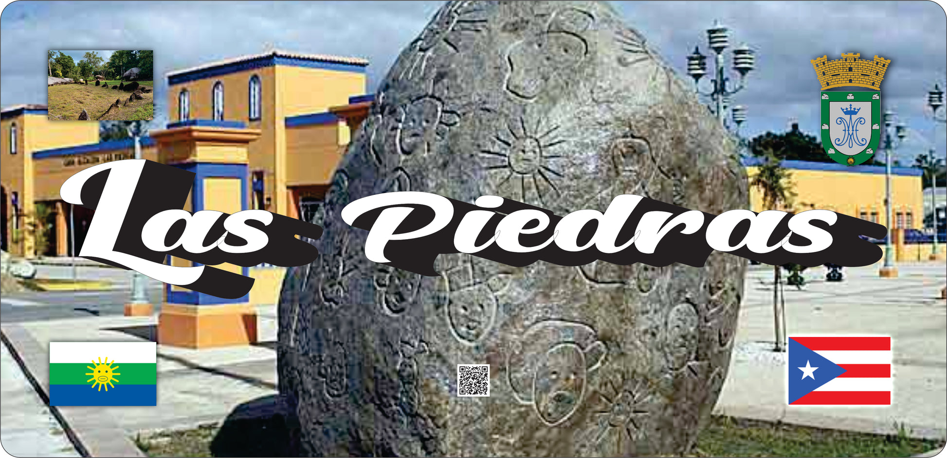 LAS PIEDRAS Puerto Rico Souvenirs PRS Town Set