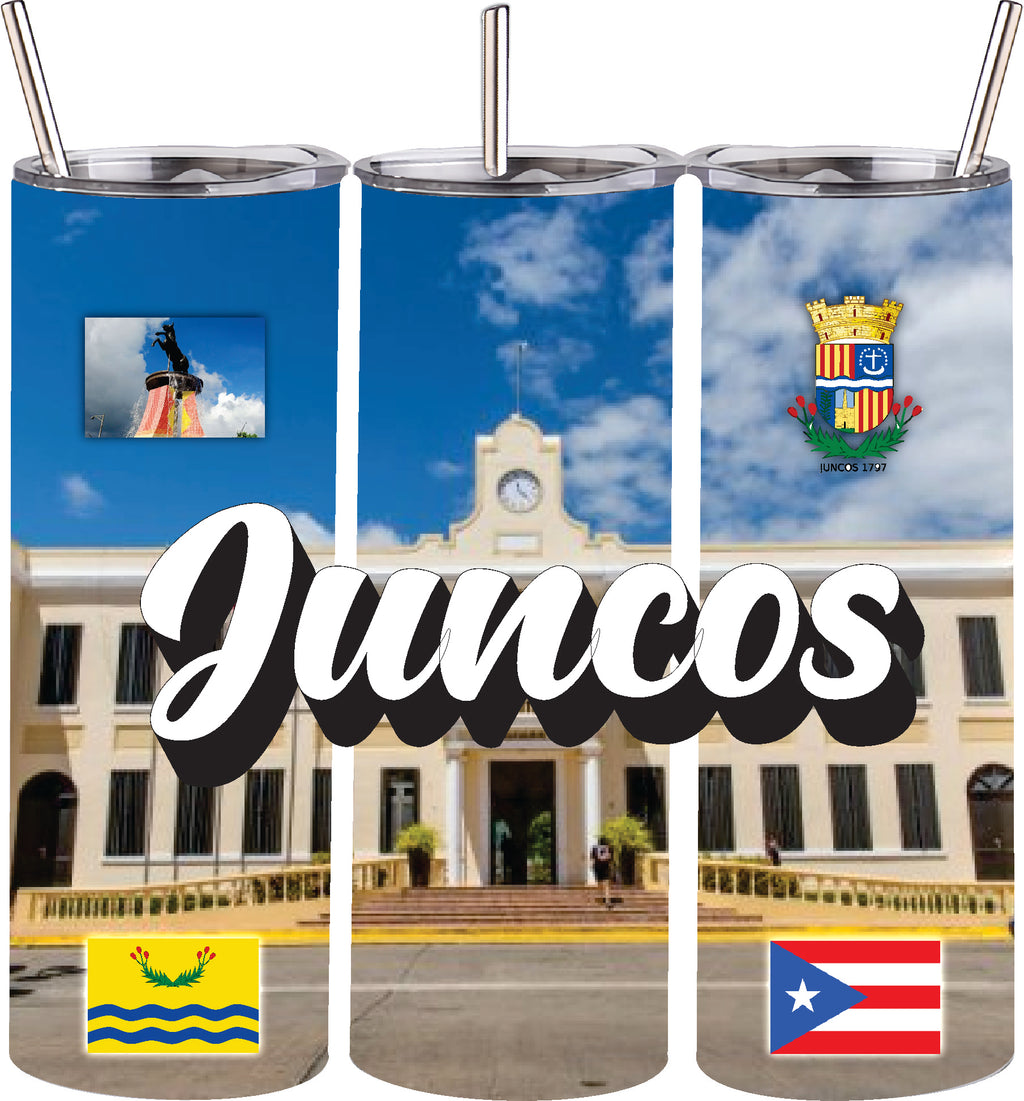 Puerto Rico and 78 Towns Tumbler 20oz Hot and Cold