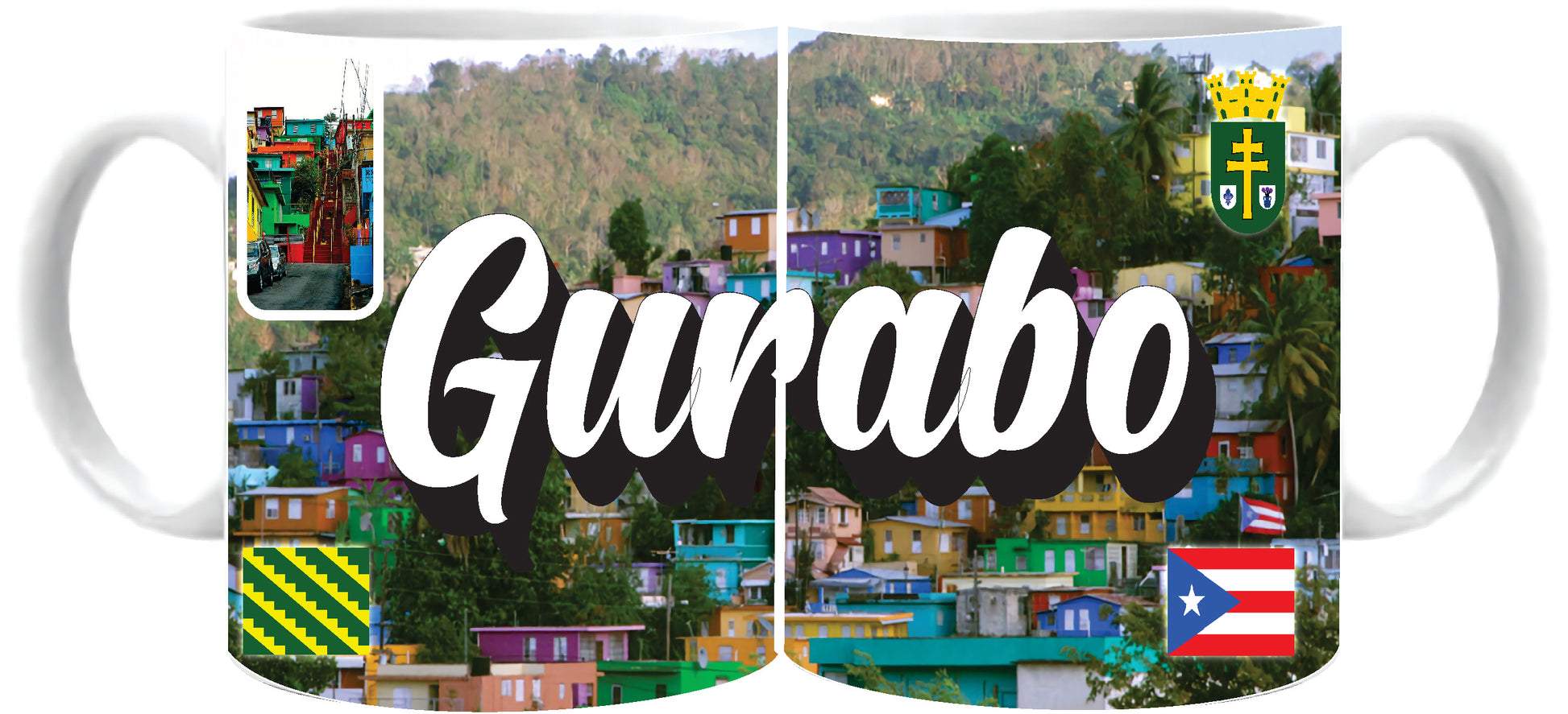 GURABO Puerto Rico Souvenirs PRS Town Set