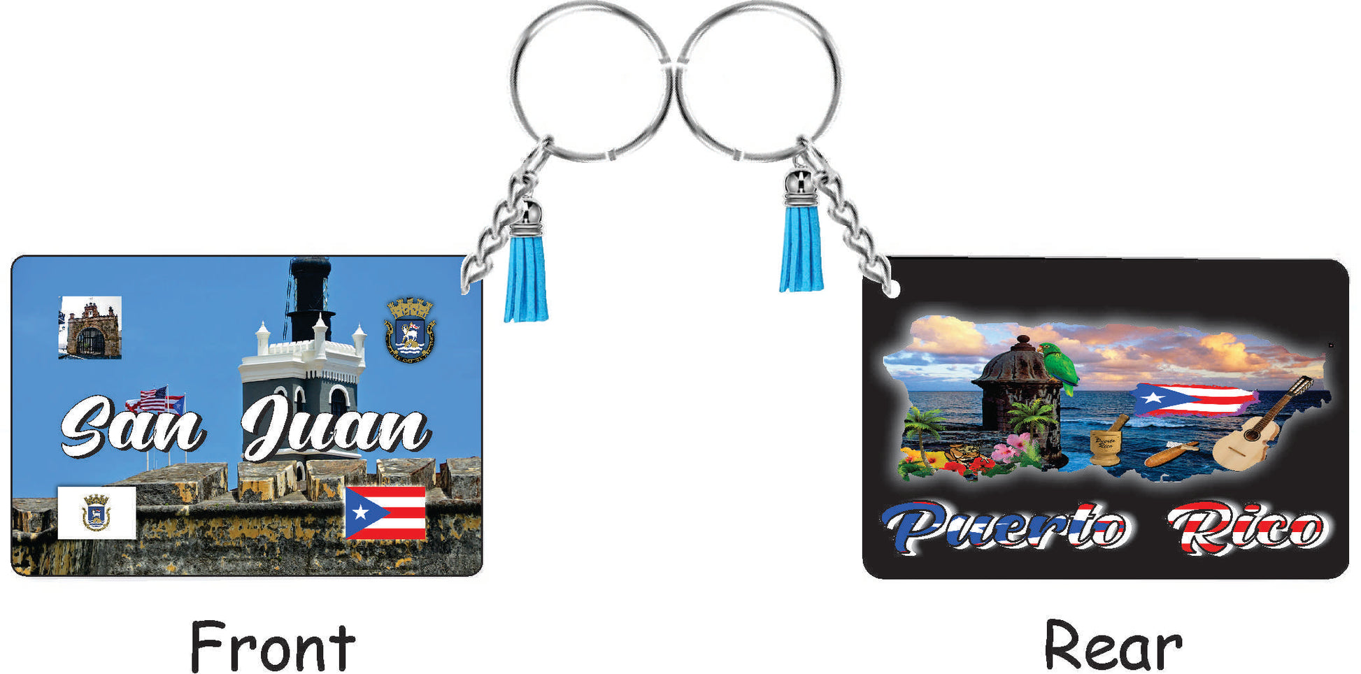 SAN JUAN Puerto Rico Souvenirs PRS Town Set