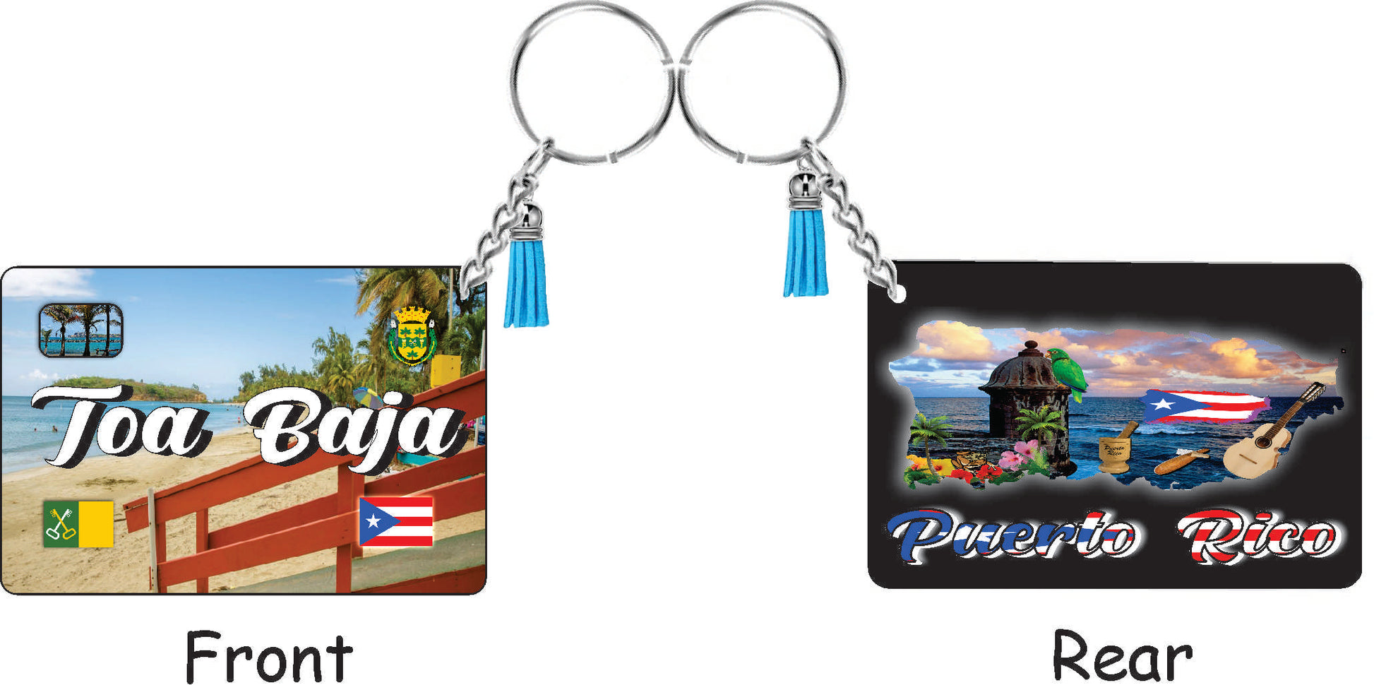 TOA BAJA Puerto Rico Souvenirs PRS Town Set