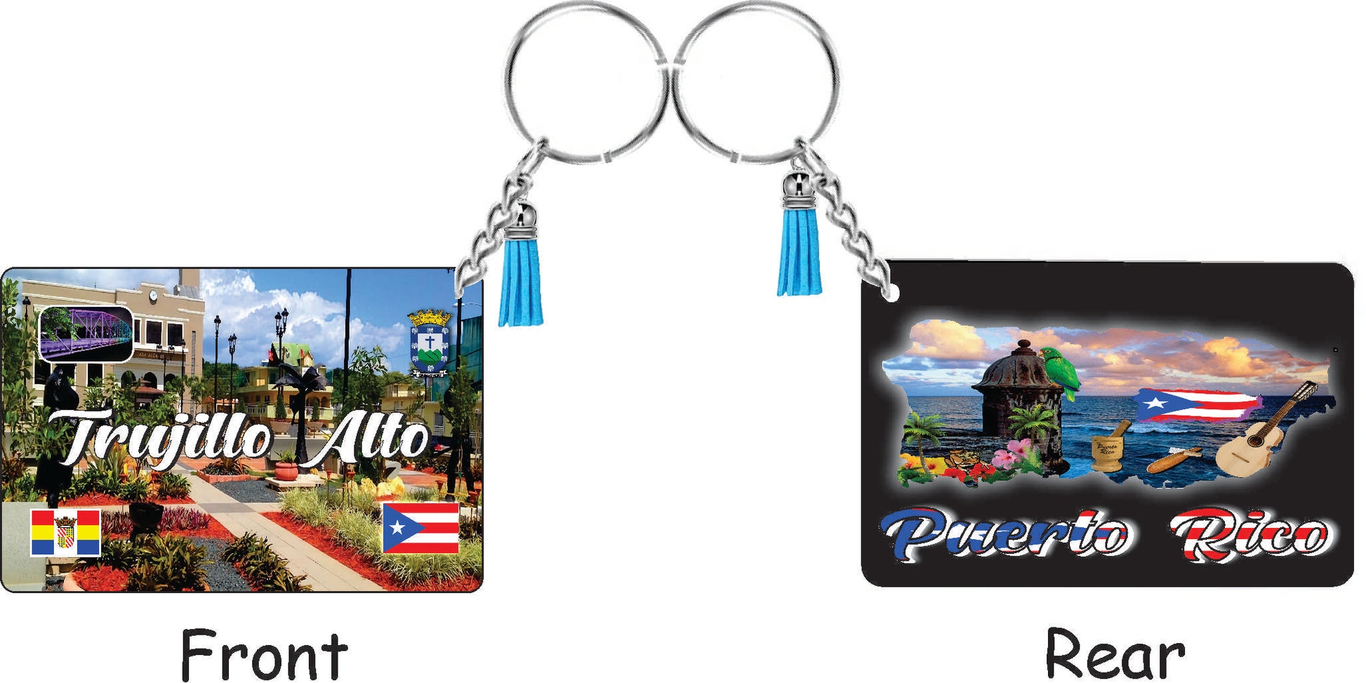 TRUJILLO ALTO Puerto Rico Souvenirs PRS Town Set