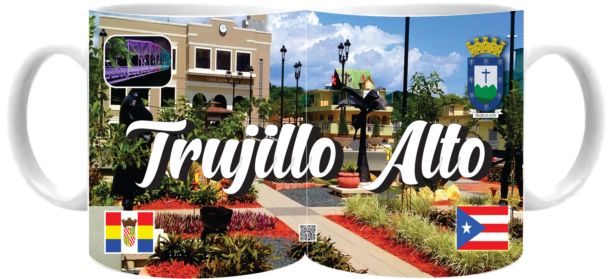 TRUJILLO ALTO Puerto Rico Souvenirs PRS Town Set