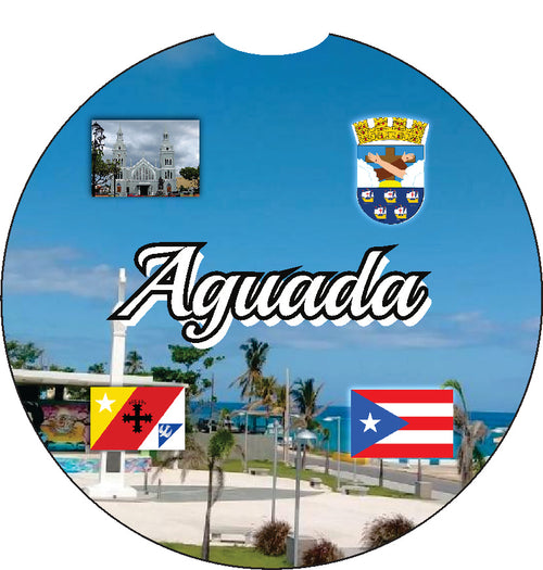 Posavasos para coche de 2 piezas Aguada / Puerto Rico