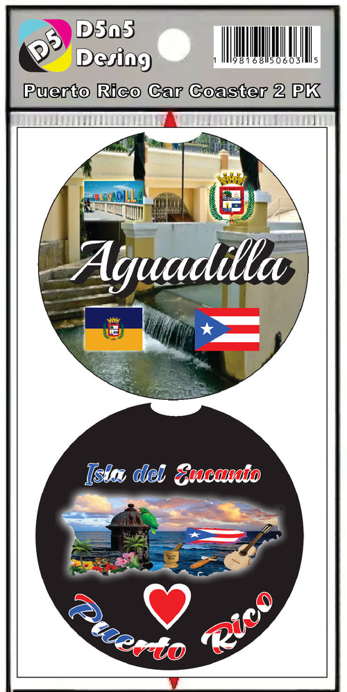 Car Coaster 2pc Aguadilla