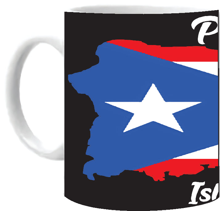 Taza / Letrero / Taza / Pueblos / 11 oz. / Taza de café / Personalizada de Puerto Rico