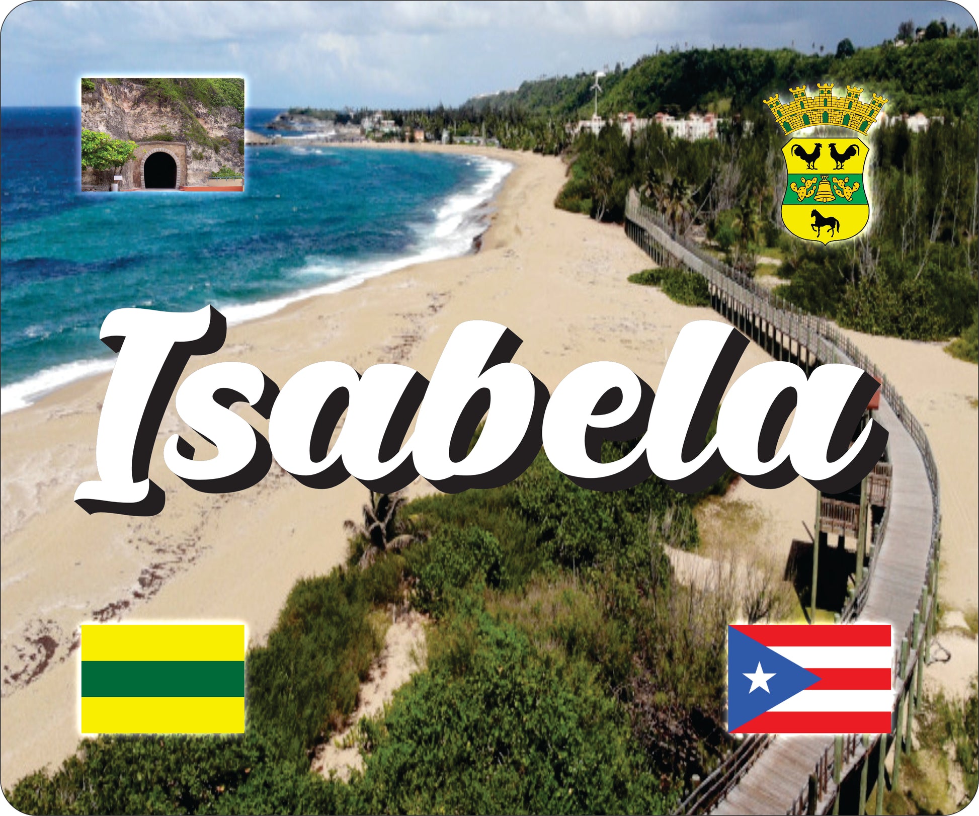 ISABELA Puerto Rico Souvenirs PRS Town Set