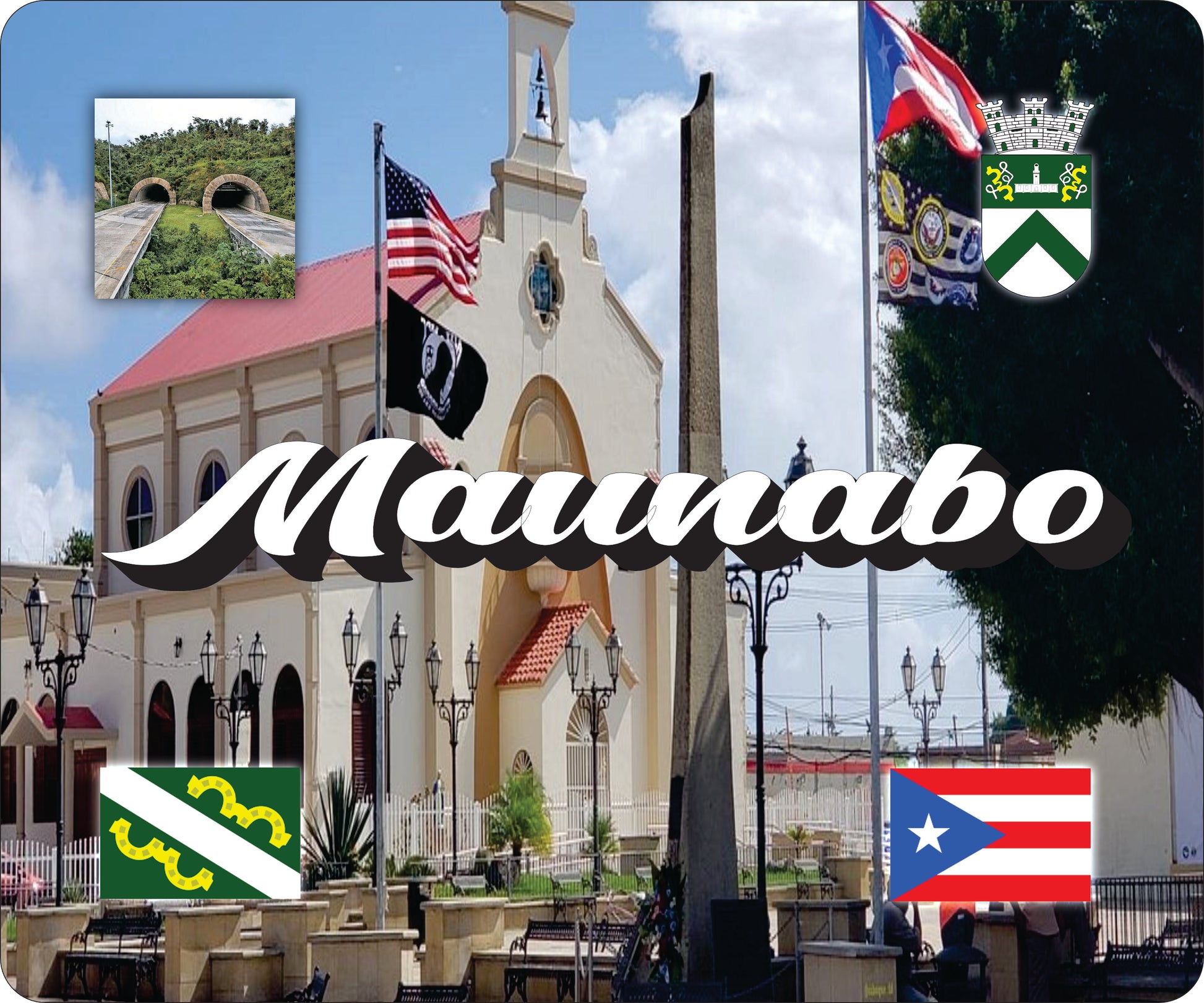 MAUNABO Puerto Rico Souvenirs PRS Town Set