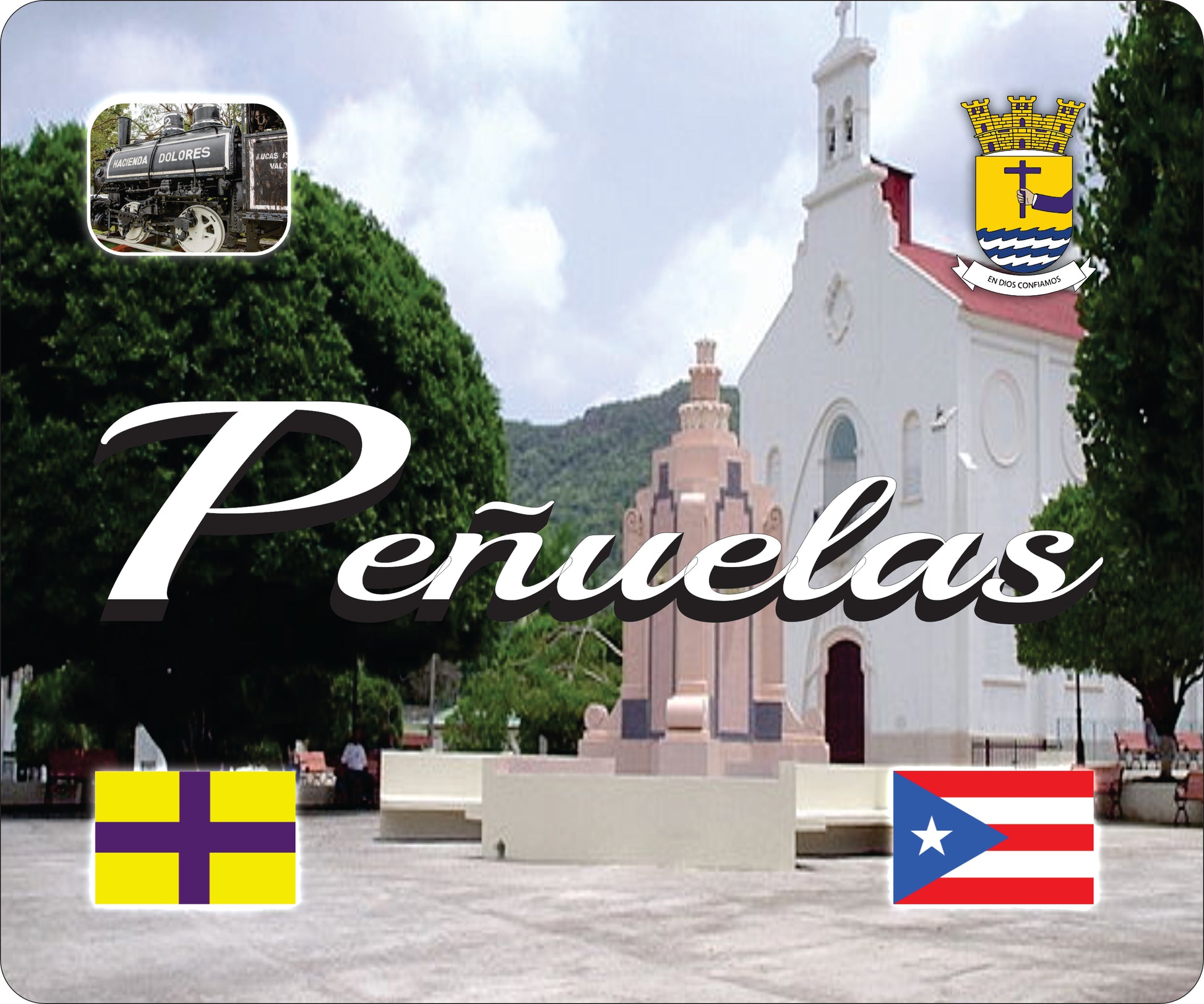 PEÑUELAS Puerto Rico Souvenirs PRS Town Set
