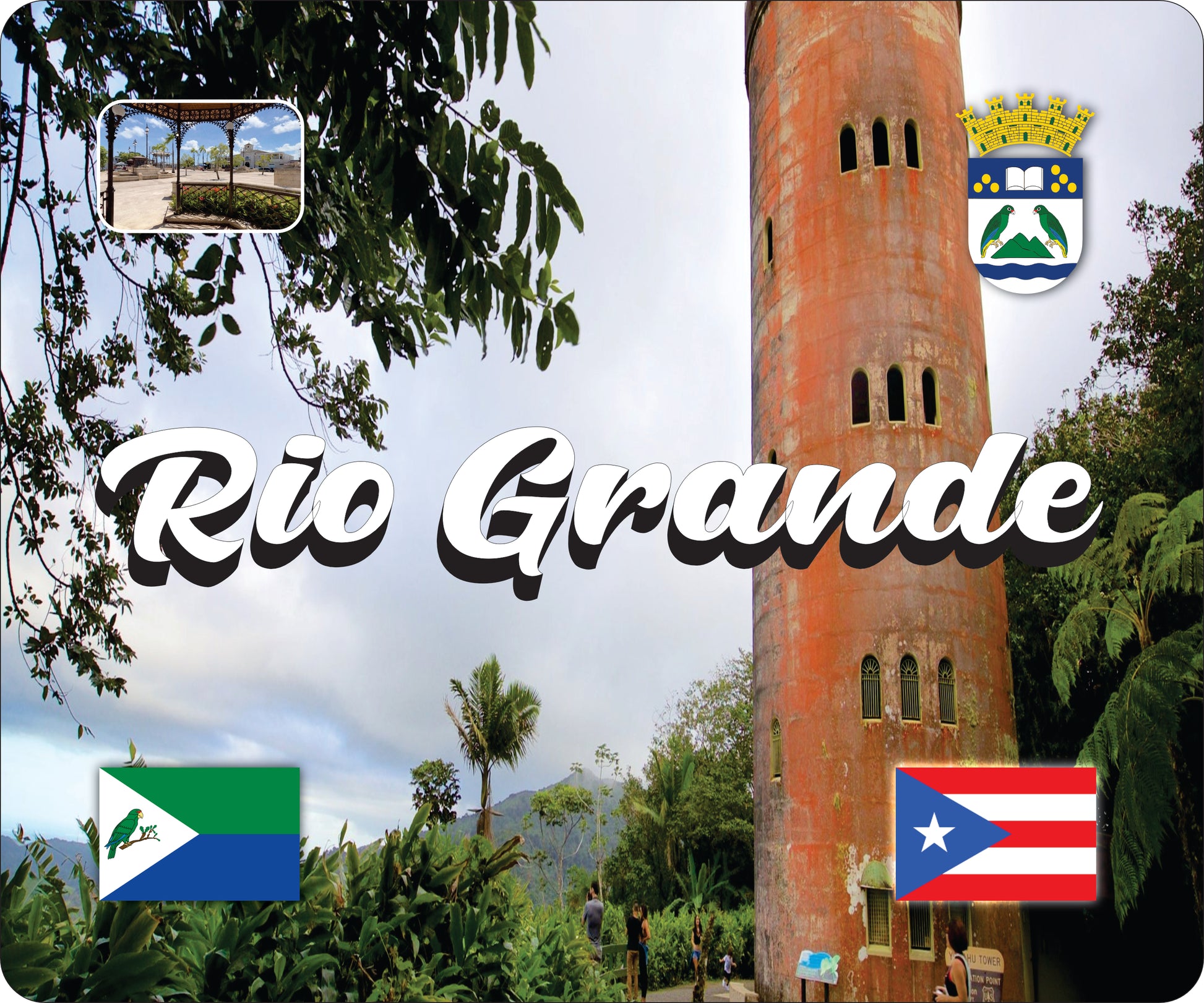 RIO GRANDE Puerto Rico Souvenirs PRS Town Set