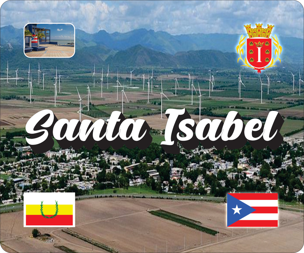 SANTA ISABEL Puerto Rico Souvenirs PRS Town Set