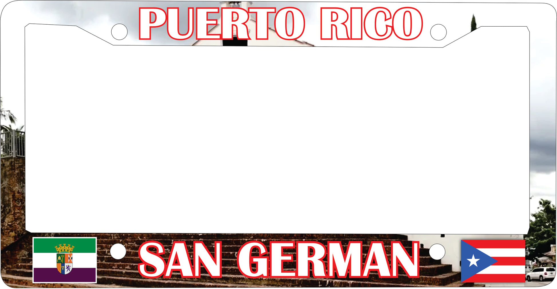 SAN GERMAN Puerto Rico Souvenirs PRS Town Set