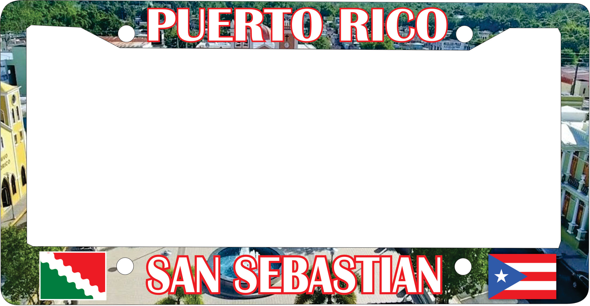 SAN SEBASTIAN Puerto Rico Souvenirs PRS Town Set