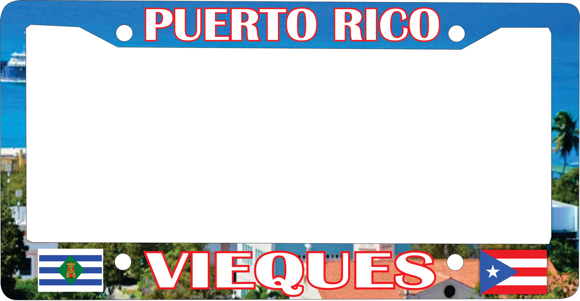 VIEQUES Puerto Rico Souvenirs PRS Town Set