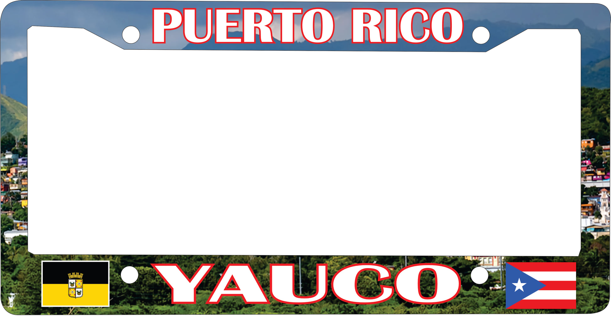 YAUCO Puerto Rico Souvenirs PRS Town Set