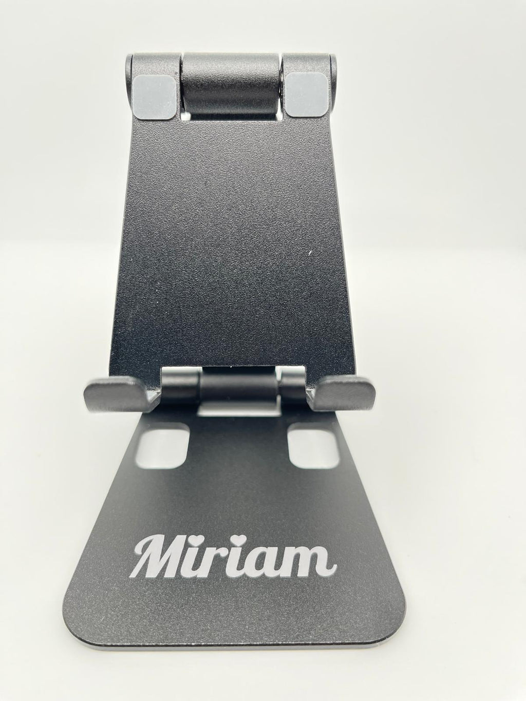 Phone Stand and Key Chain "Hot Deal" Folding Dual Axis Aluminum Alloy Stand Personalized color Black