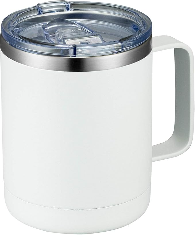 Mug Personalized 12oz Mix Color Mug With Handle,Stainless Steel Insulated Travel Tumblers With Sliding Lid,Double Wall Vacuum Camping Coffee Cup for Hot & Cold Drinks Tea