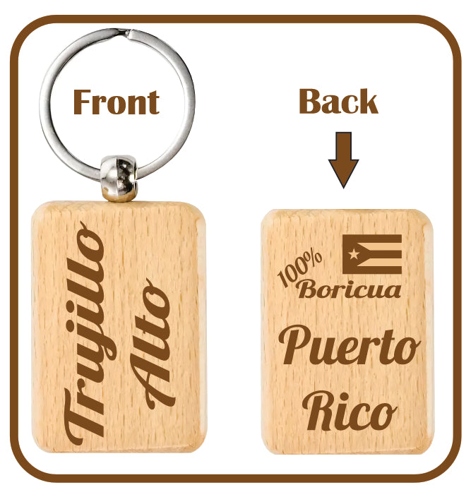 TRUJILLO ALTO Puerto Rico Souvenirs PRS Town Set