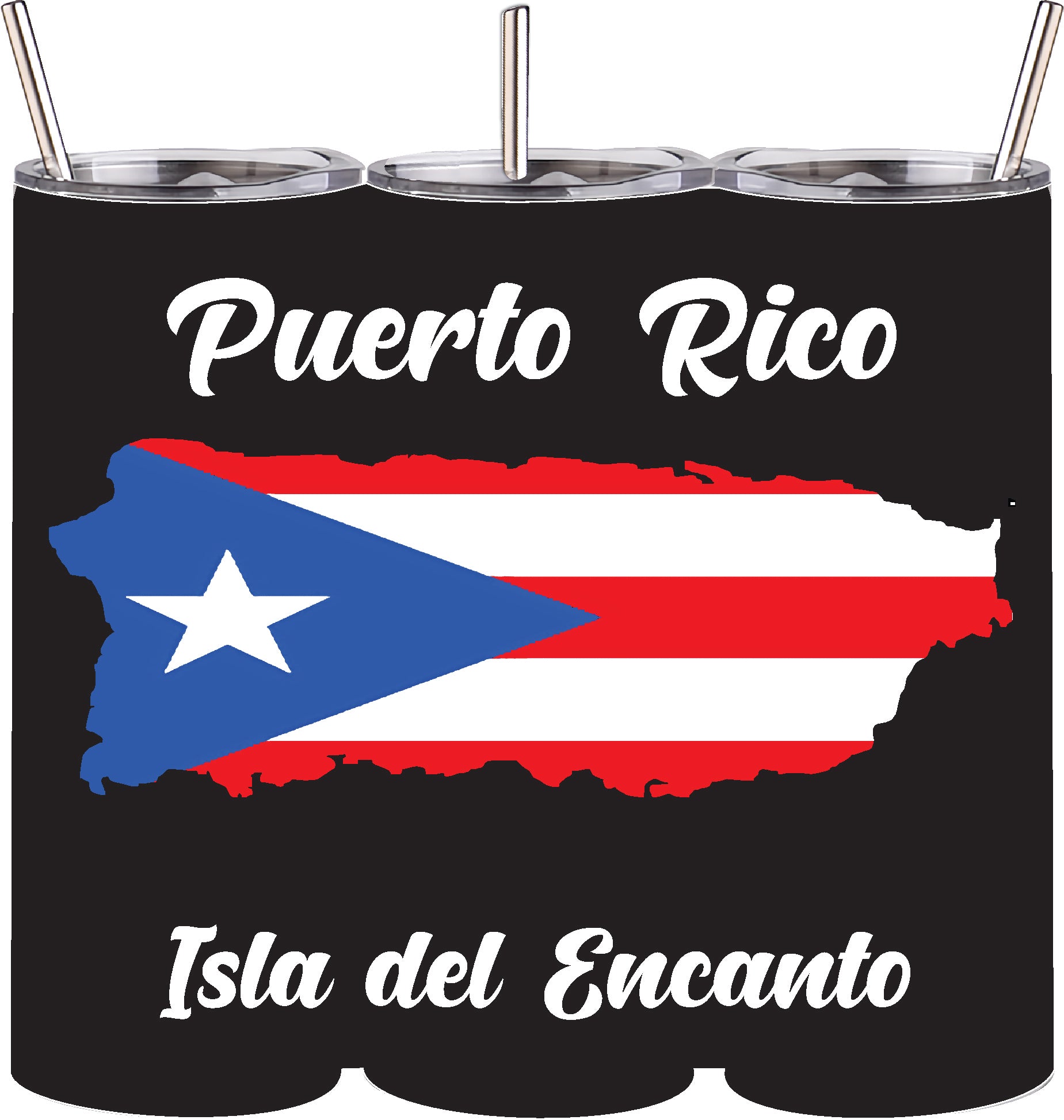 Puerto Rico and 78 Towns Tumbler 20oz Hot and Cold