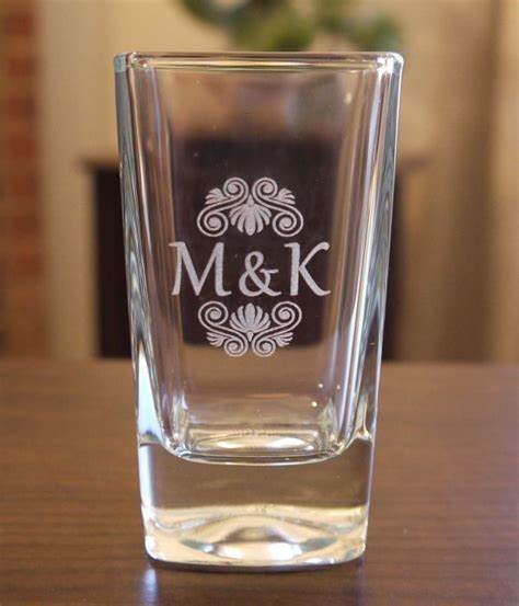 Shot Glasses Set of 6, Personalized, Tequila Whiskey Glasses with Heavy Base 2oz