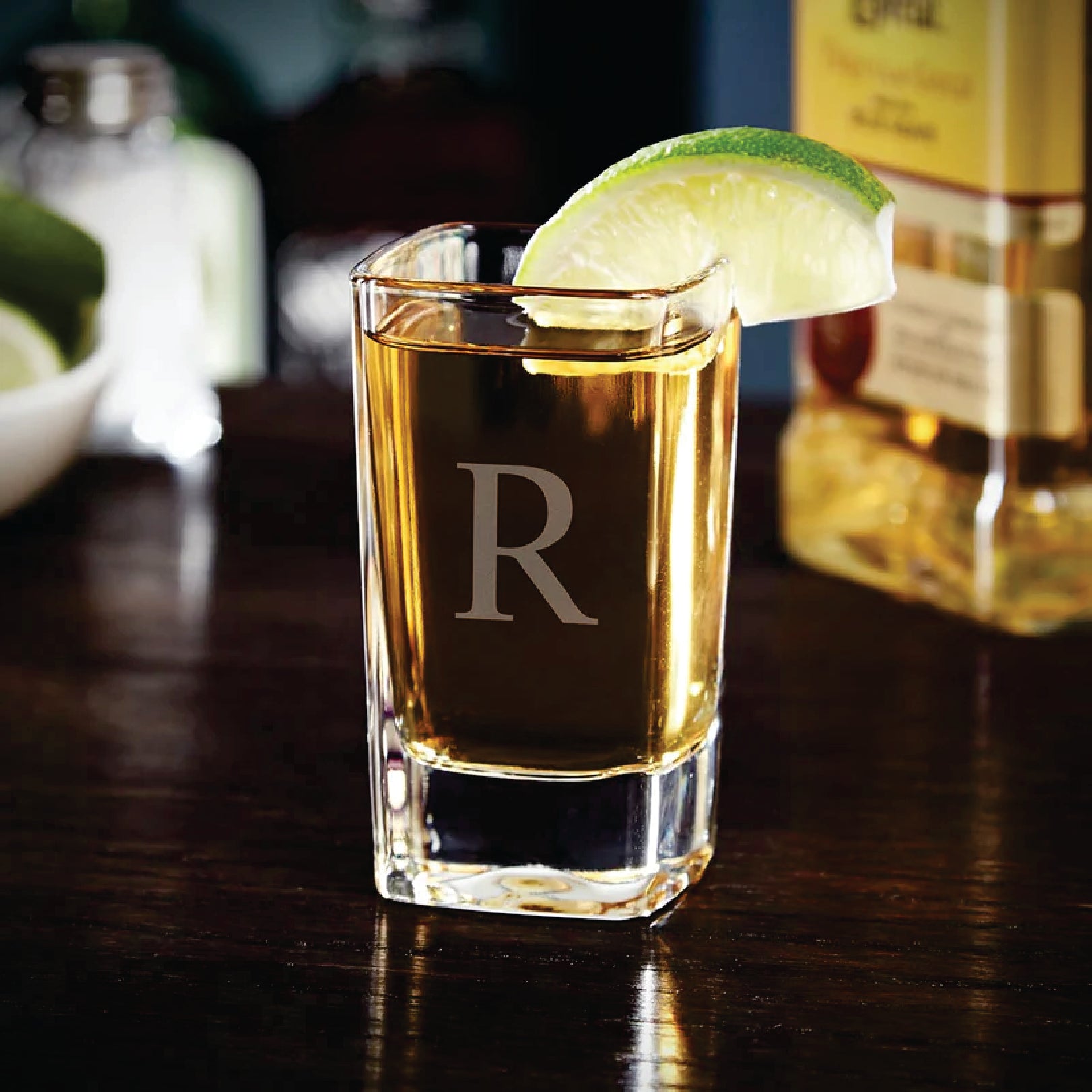 Shot Glasses Set of 6, Personalized, Tequila Whiskey Glasses with Heavy Base 2oz