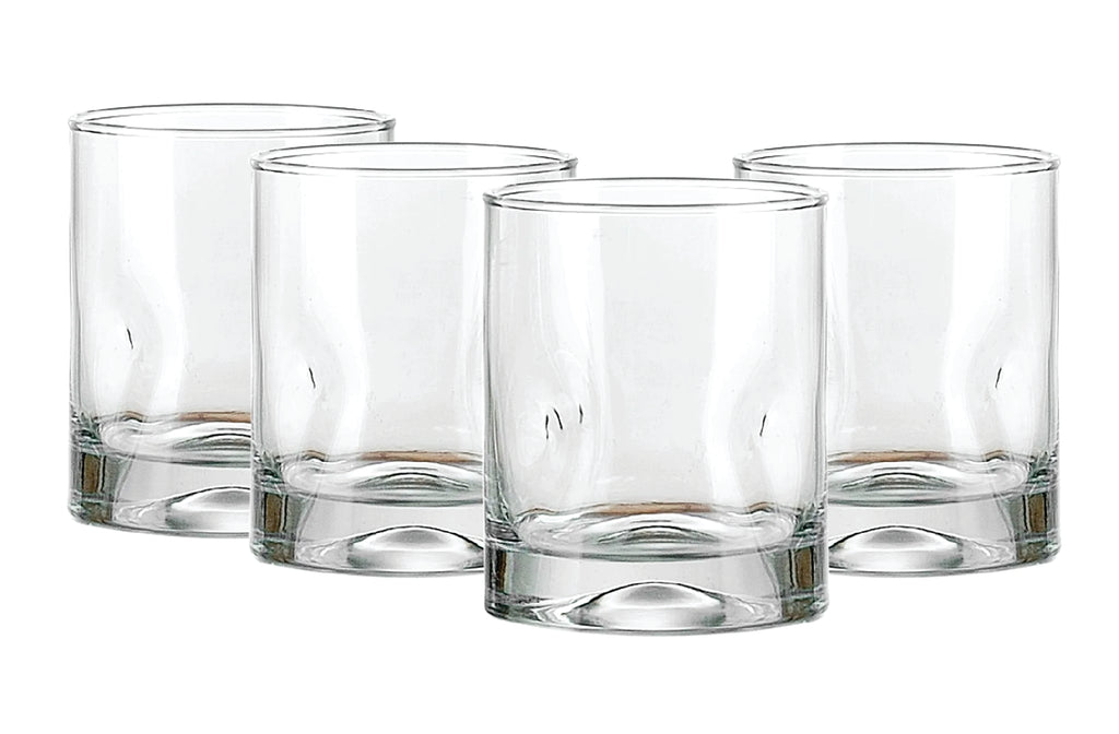Whiskey Glasses Set of 4, 12 OZ, Personalized, Bourbon, Crystal Scotch Glass